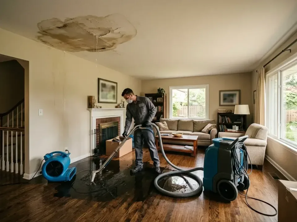 attic-pipe-burst-ceiling-drip-008 — frequently asked questions, Water Damage Restoration & Carpet Care in Grand Bay, AL